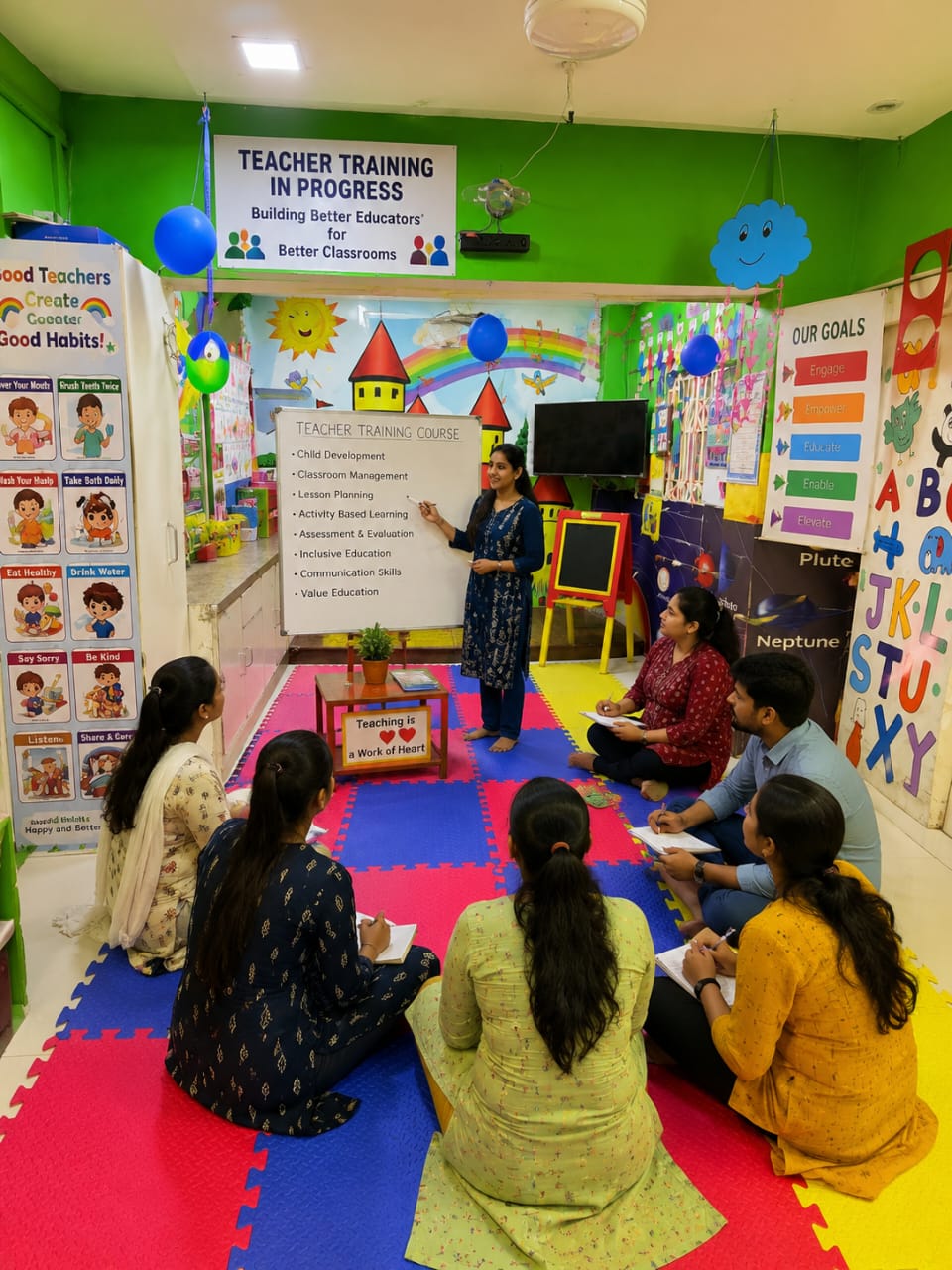 Teacher training session